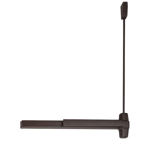 Grade 1 Surface Vertical Rod Exit Bar, Wide Stile Pushpad, 48-in Fire-rated Device, 84-in Door Heigh